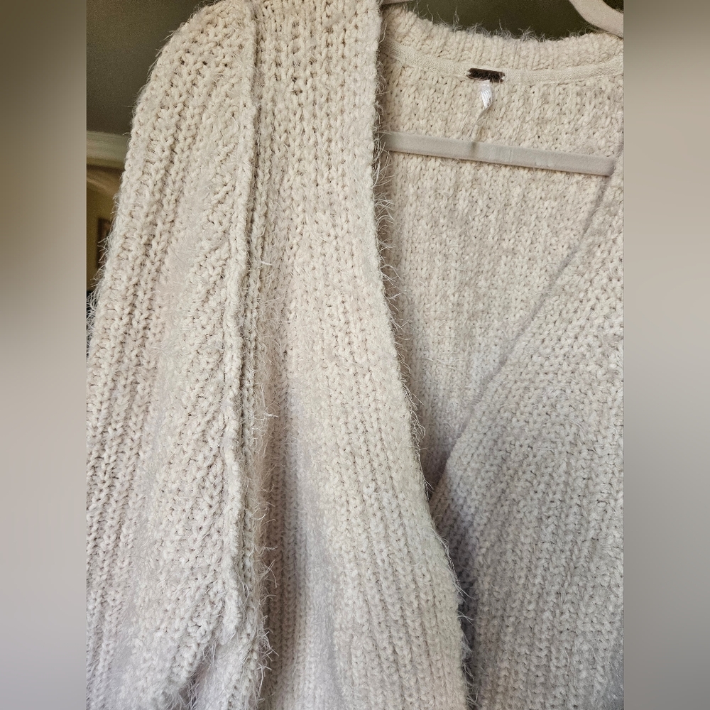 Free People chunky cream dubetti sweater - Picture 7 of 13
